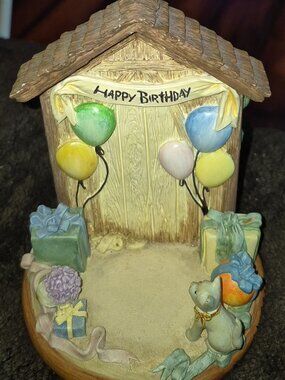 Goebel Hummelscapes Collection Happy Birthday Figure Statue Cake Topper Resin GC